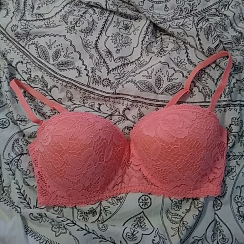 💖Salmon pink bra💖